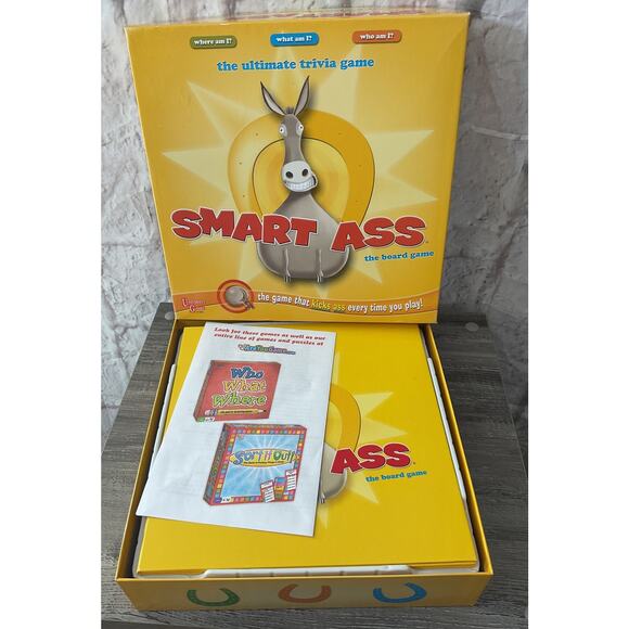 2007 Smart Ass The Board Game by University Games Complete - Picture 2 of 4
